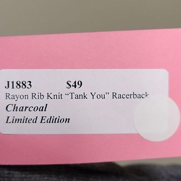 Kokoon "Tank You" Ribbed Racerback Tank Top Sz XS - Picture 7 of 8